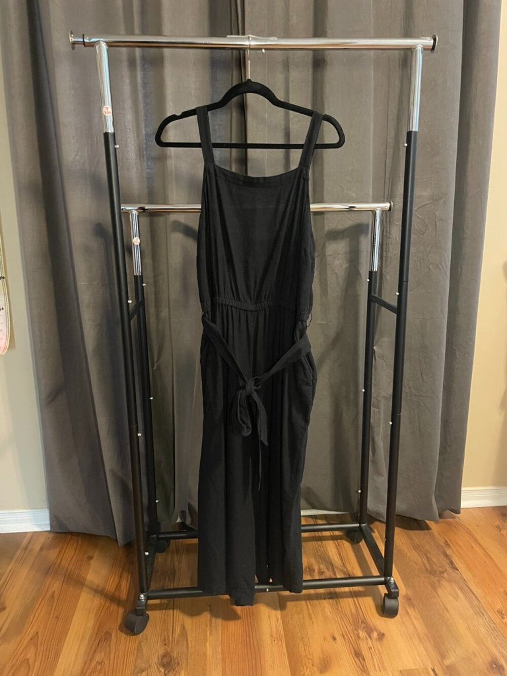 Tank Jumpsuit, Black, US L